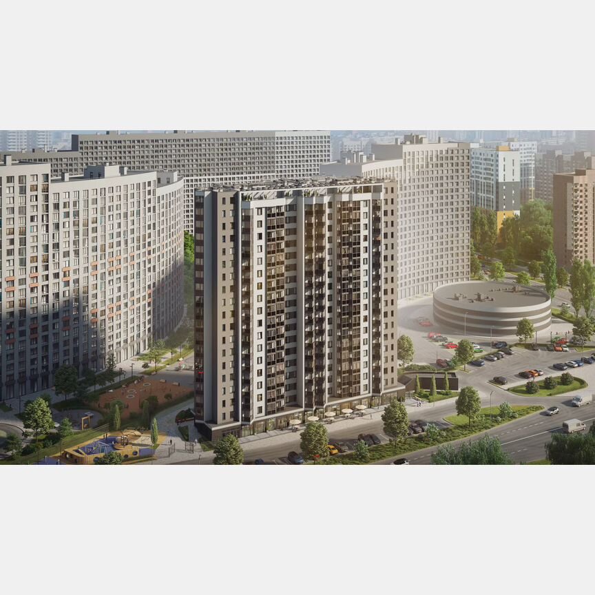 1-к. квартира, 36,8 м², 11/19 эт.
