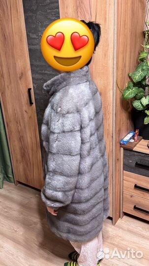 Шуба норковая натуральная 46 48 длинная