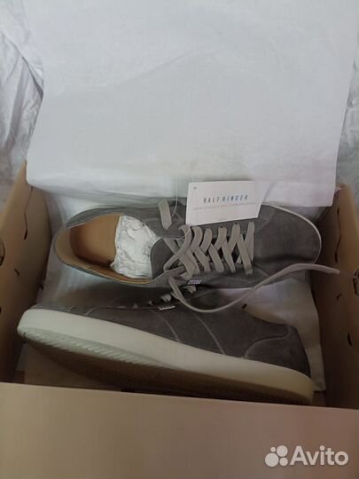 Мужские кожаная кеды 43