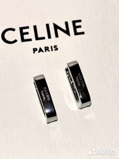 Серьги в стиле Celine