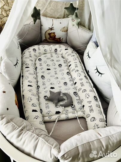 Кокон гнездышко для новорожденных