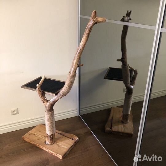 Когтеточка для кошки домик