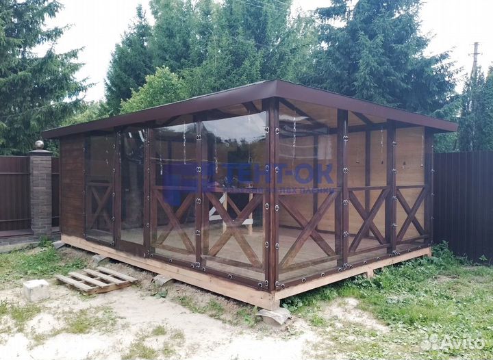 Мягкие окна для террас