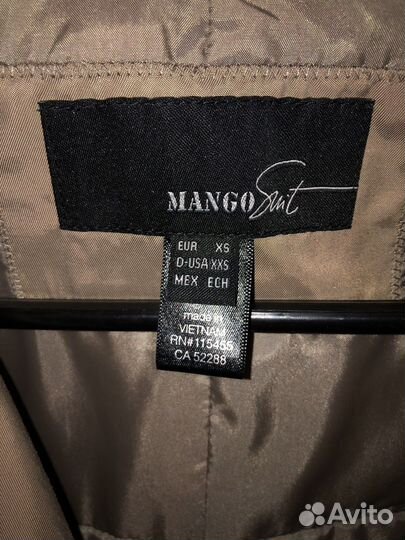 Тренч mango