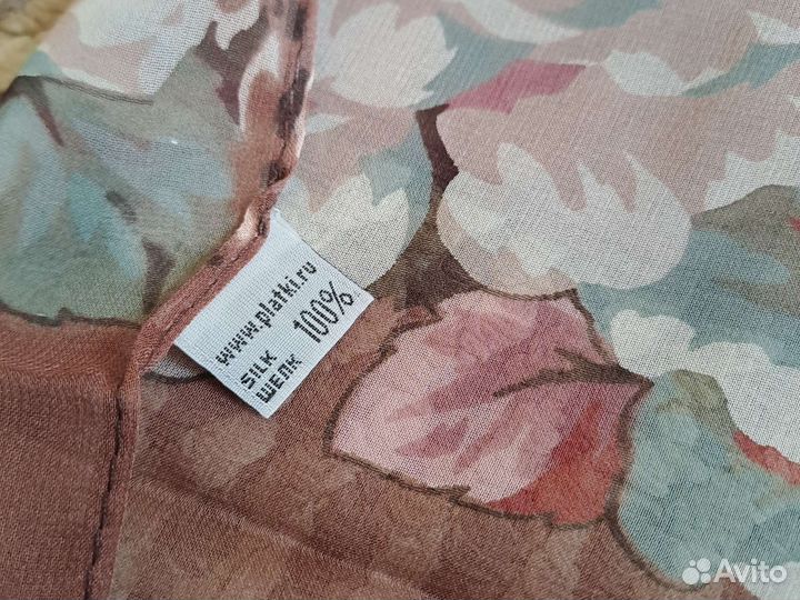 Шарф шелковый