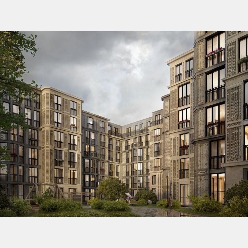 1-к. квартира, 65,4 м², 1/7 эт.