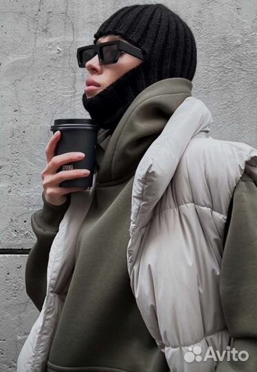 Балаклава вязаная, шапка