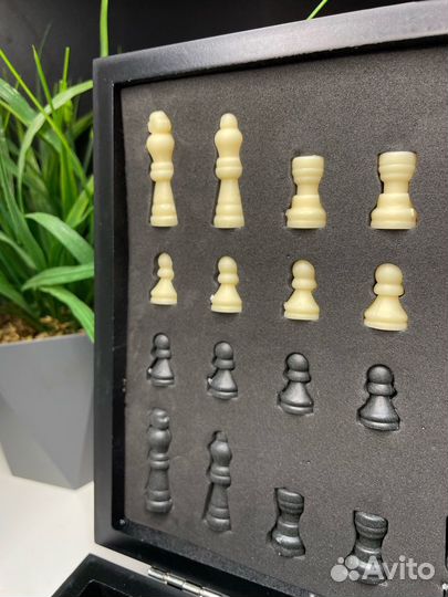 Подарочный набор для мужчин (фляжка/шахматы)