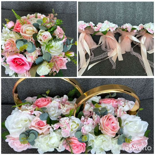 Украшения на свадебную машину