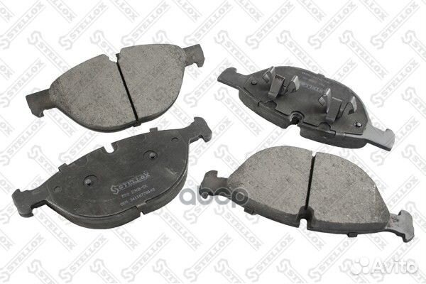 000 296B-SX колодки дисковые перед. с антискри