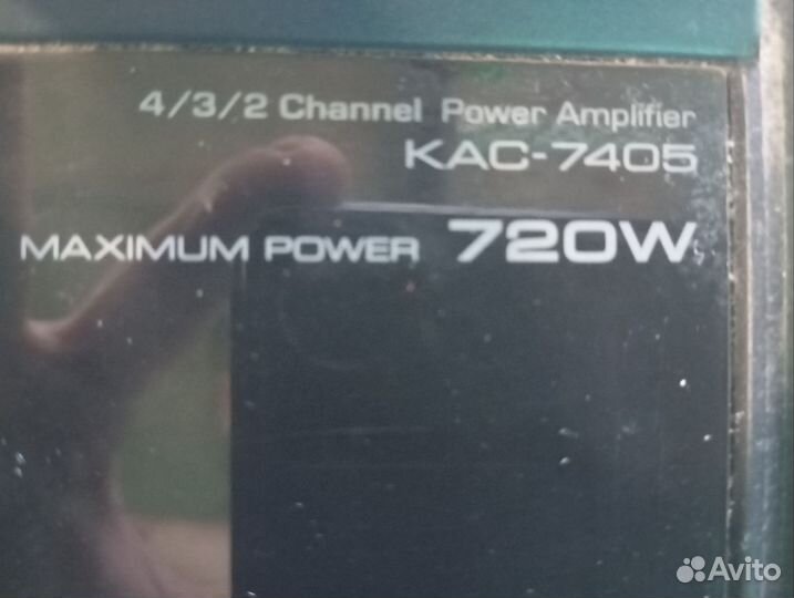 Усилитель кенвоод740 ват, масс1-1000