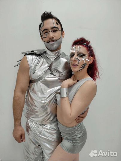 Костюм космический футуристика инопланетянин робот