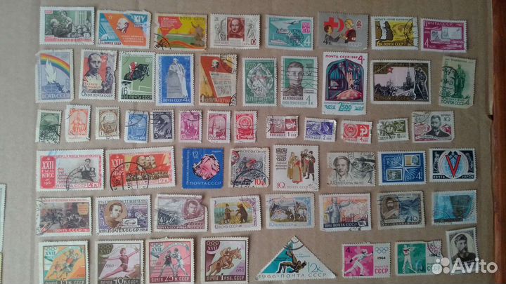 Почтовые марки СССР 1921-1991. 370шт
