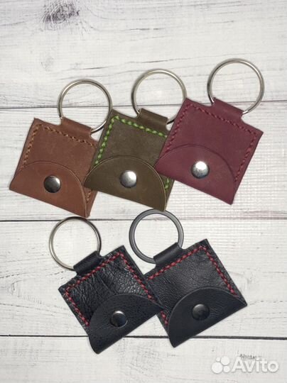 Чехол-брелок для медиатора. Нат.кожа