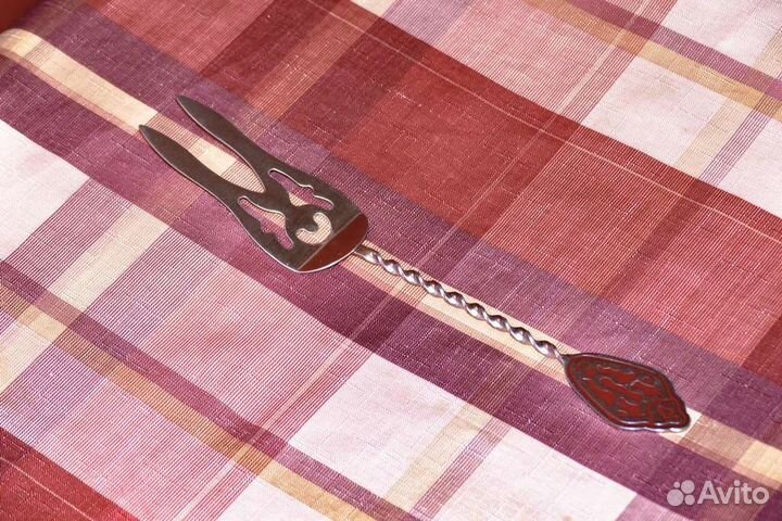 Лопатка ажурная СССР витая ручка эмаль