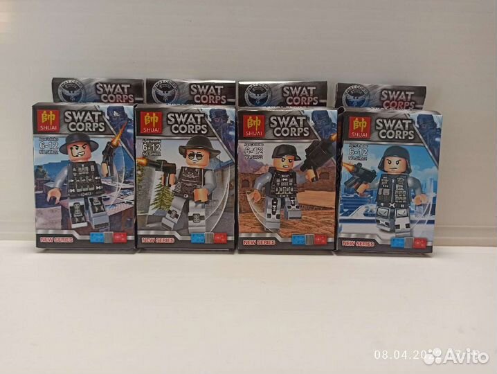 Lego человечки военные