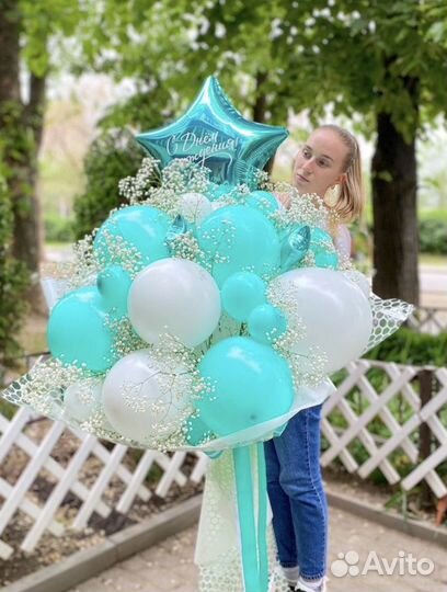 Букет из шаров цветы
