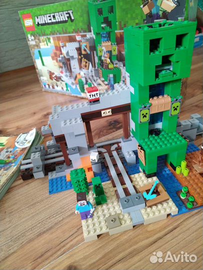 Lego minecraft шахта крипера