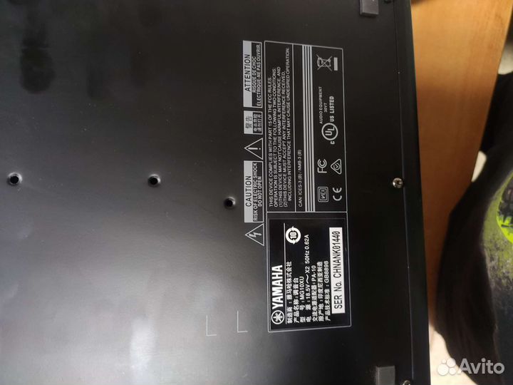 Микшерный пульт yamaha mg10xu