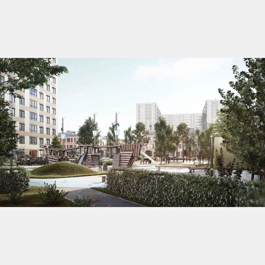 2-к. квартира, 63,1 м², 2/16 эт.