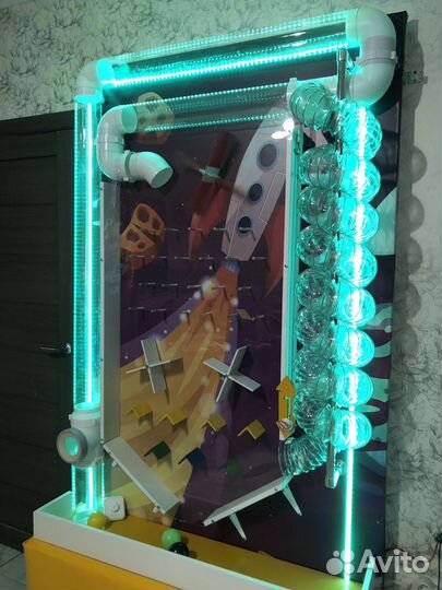 Интерактивная пневмостена, для игровых комнат