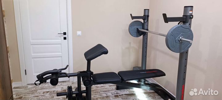 Силовая скамья со стойкой Weider pro 490 DC