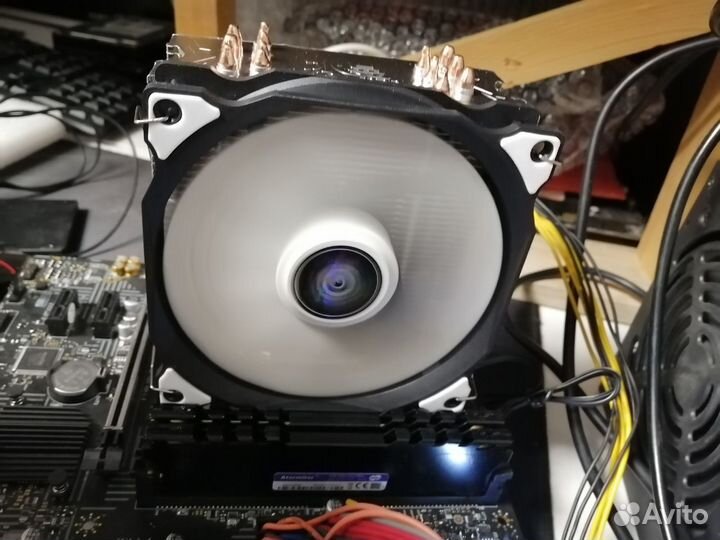 Новая башня кулер 6 теплотрубок TDP 180вт