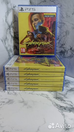 Cyberpunk 2077 ultimate edition ps5 диск новый