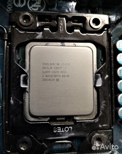 Материнская плата Gigabyte GA-X58A-UD7 с процессор