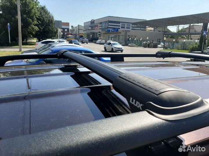 Багажник на крышу Лада Ларгус, Hunter черный