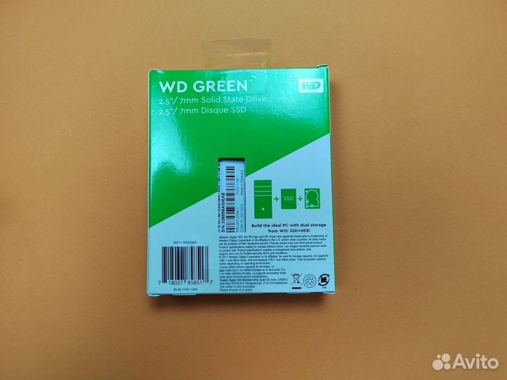 SSD диск Western Digital green 120GB