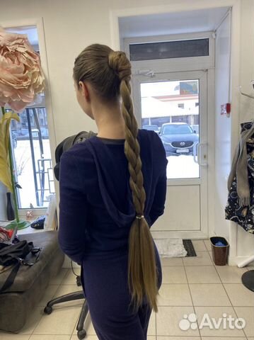 Накладная коса хвост