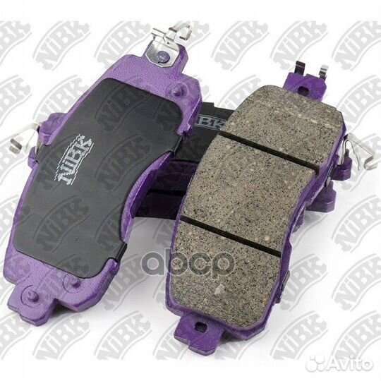 Колодки тормозные дисковые перед PN2807 NiBK