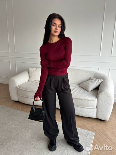 Лонгслив базовый