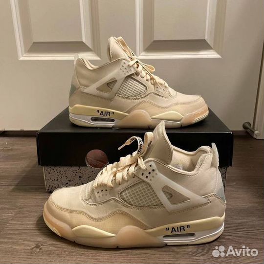 Off-White X Wmns Air Jordan 4 Retro SP Sail