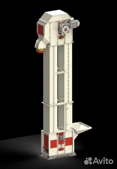 Элеватор ковшовый (нория) тихоходный