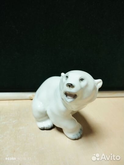 Статуэтка фарфор Мишка, СССР