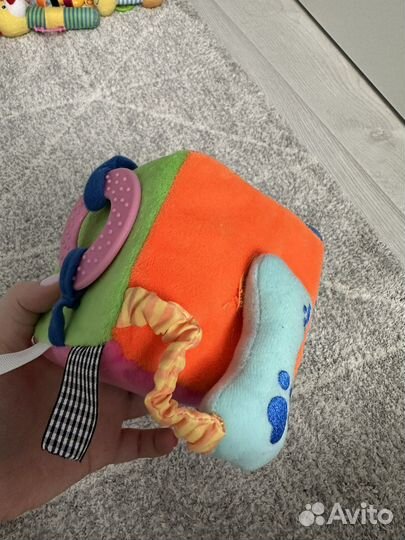 Развивающий кубик мягкий