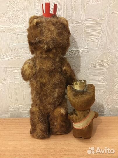 Ежик и мишка,куклы,игрушки гдр,винтаж