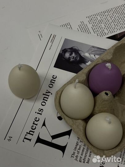 Яйца пасхальные свечи