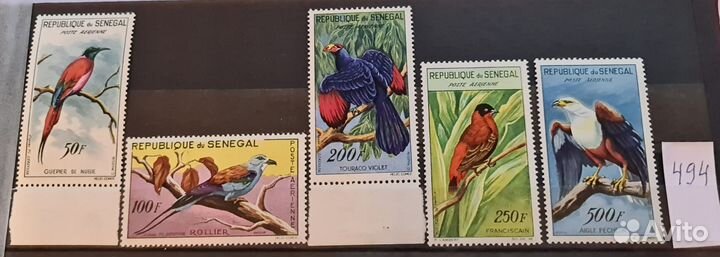 Марки **. фауна. Полные серии