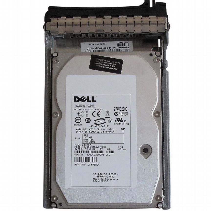 [GX198] Жесткий Диск Dell 146gb Sas 3,5" Hdd Gx198