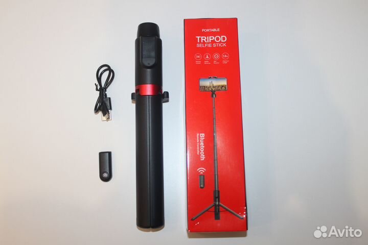 Беспроводная селфи палка, складной штатив