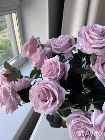 Искусственные цветы для декора розы