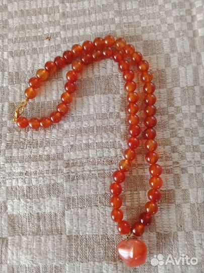 Украшения винтажные гранат стекло,гранат и др