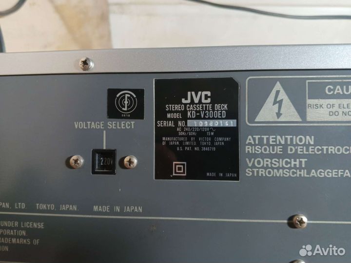 Кассетная дека JVC KD-V300