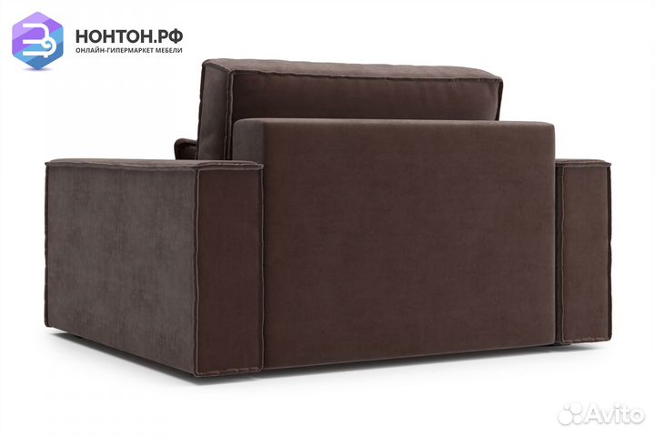 Кресло тик-так Сохо коричневое