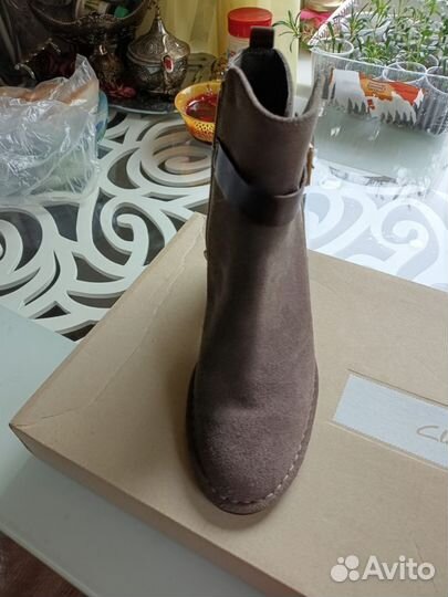 Батильоны деми натуральная замша 39 размер