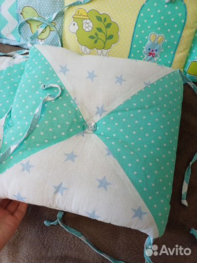 Бортики в детскую кроватку Лапуляндия