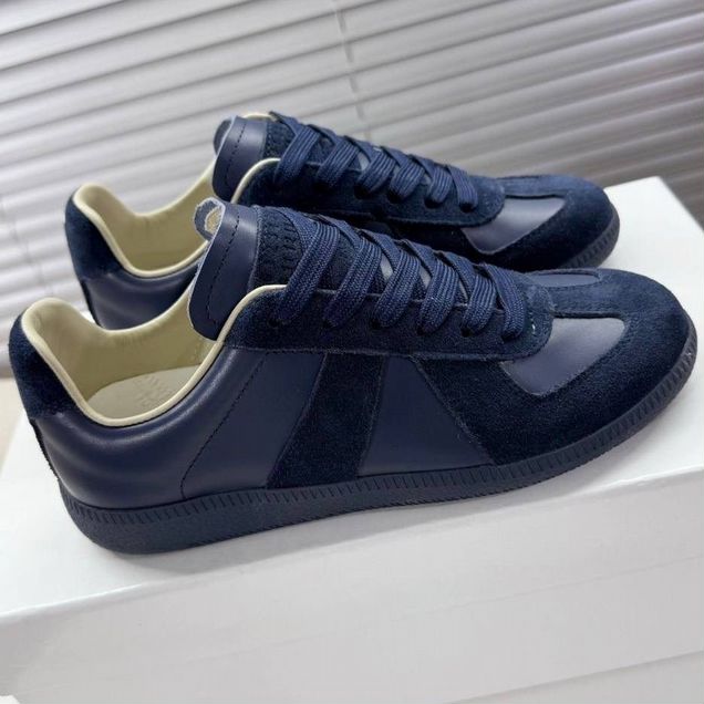 Кеды maison margiela replica blue total